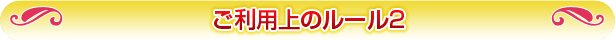 ご利用上のルール2