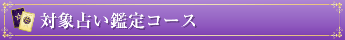 対象占い鑑定コース