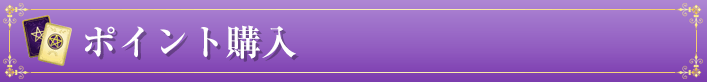 ポイント購入